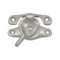 Dendesigns 0.93 x 2.62 in. Window Sash Lock&#44; Satin Nickel - Solid DE134497